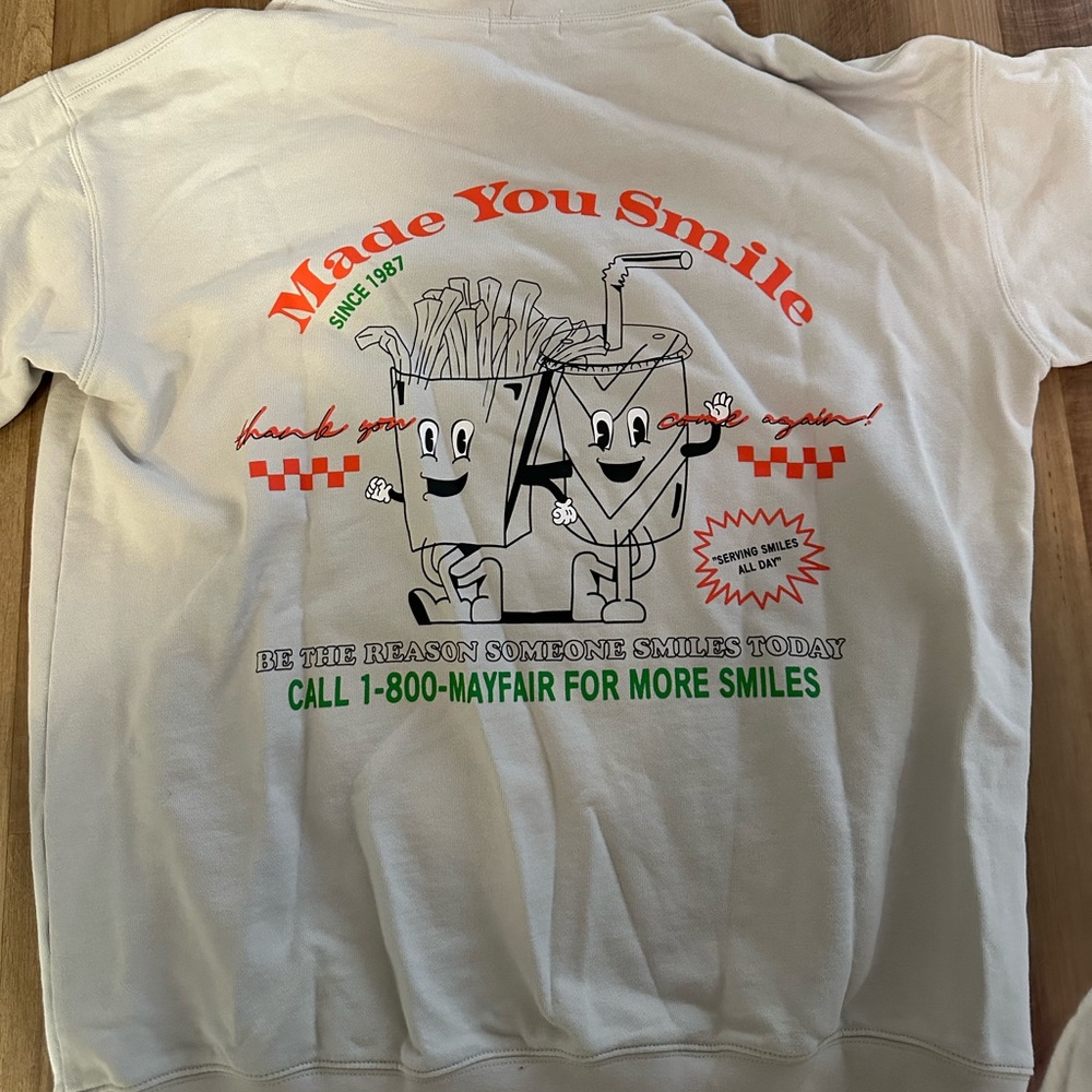 NEVER WORN. The Mayfair Group Made You Smile grey set.